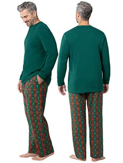 PajamaGram Mens Pajamas Set Plaid - Mens Flannel Pajama Set