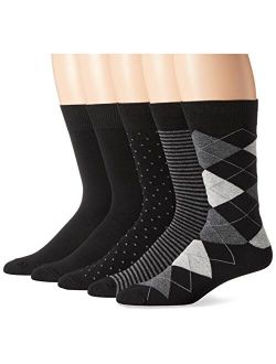 Men's 5-Pack Patterned Dress Socks
