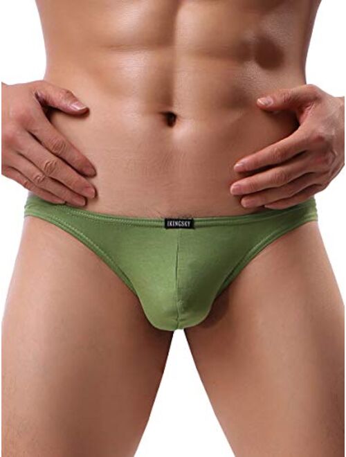 iKingsky Men's Cheeky Underwear Mens Bikini Panties Sexy Branzilian Back Briefs