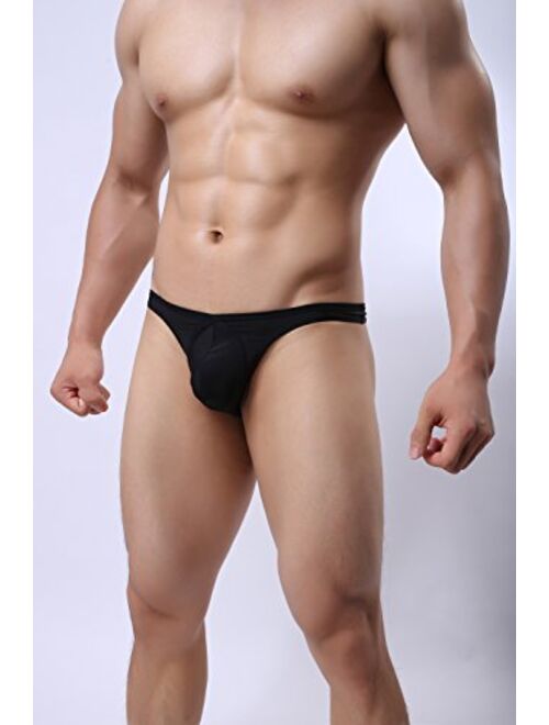 MENSEXY Men's Sexy Underwear Thongs Bikini Briefs Boxer G-String Jockstrap Bulge Pouch