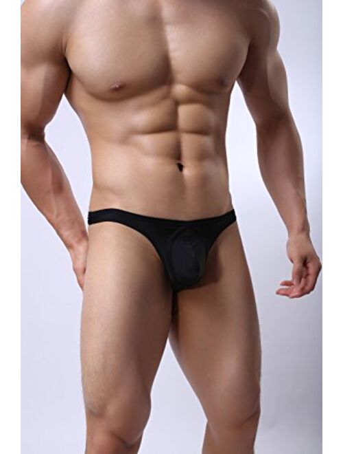 MENSEXY Men's Sexy Underwear Thongs Bikini Briefs Boxer G-String Jockstrap Bulge Pouch