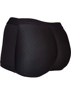 Men's Foam Padded Booty Enhancer Boyshort Brief Seamless Panties Butt Booster Underwear