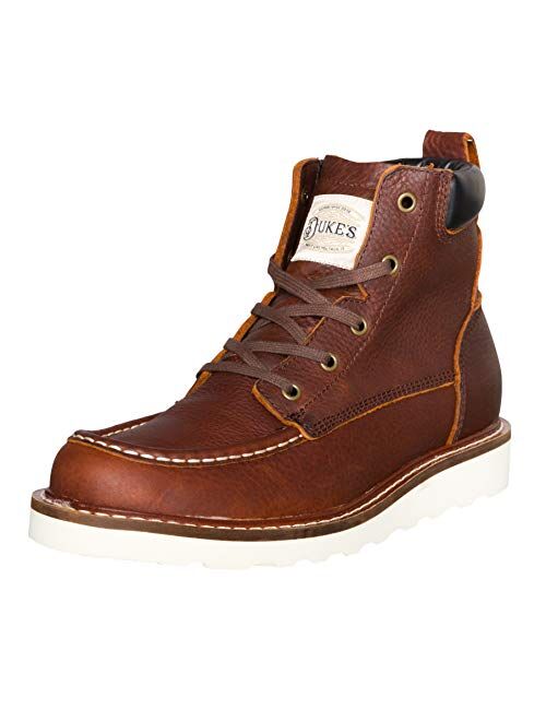 Duke's Mens Boots - Portland Leather Boot with Premium Cushion Insole