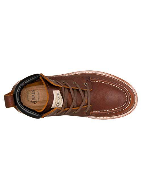 Duke's Mens Boots - Portland Leather Boot with Premium Cushion Insole