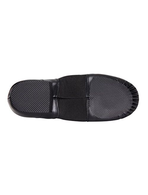 Linodes Tent Leather Upper Jazz Shoe Slip-on for Women and Men's Dance Shoes