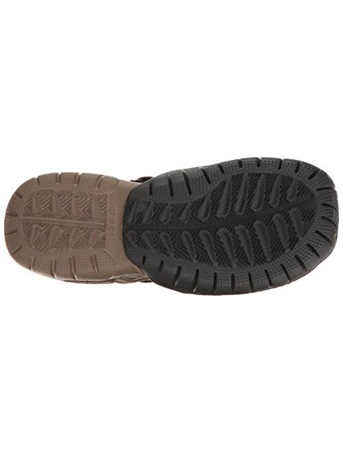 Crocs Men's Swiftwater Leather Fisherman Sandal