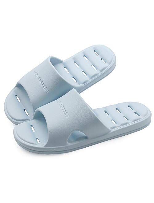 Shower Slipper, Quick Drying Non-Slip Slippers, Bathroom House and Pool Sandals, in-Door Slipper for Gym, Soft Sole