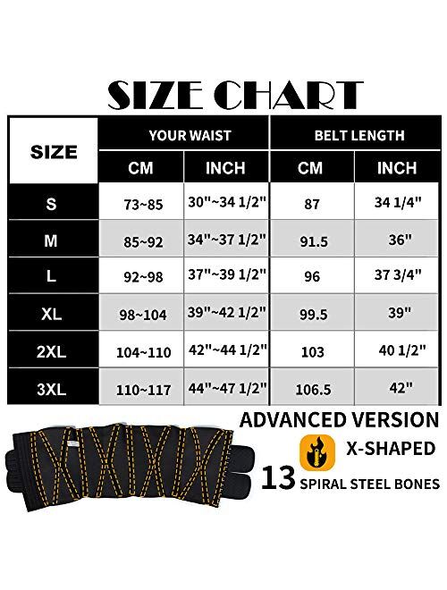 SLIMBELLE Sauna Waist Trimmer Belt, Mens Waist Trainer for Weight Loss and Back Support