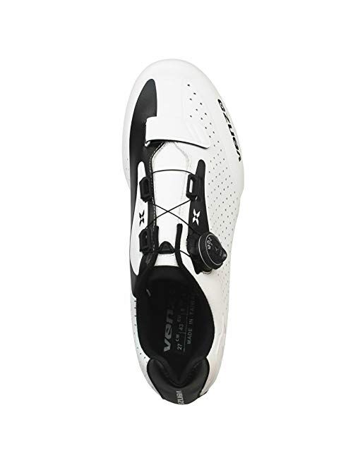 Venzo Cycling Bicycle Cycle Road Bike Shoes Men - Compatible with Shimano SPD, SPD SL, Look KEO, Look Delta - Choice of Package Including Pedals or NOT Including Pedals W