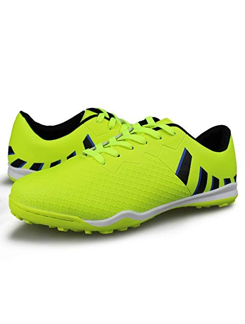 Hawkwell Men's Athletic Lightweight Running Outdoor/Indoor Comfortable Soccer Shoes