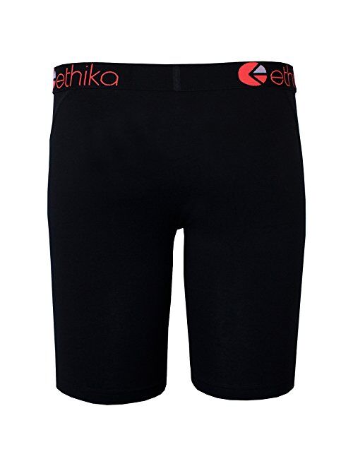 Ethika Mens - The Staple Cotton Solid Elastic Waist Boxer