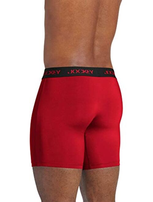 Jockey Men's Underwear Sport Microfiber Boxer Brief