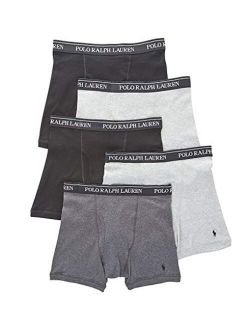 Men's Classic Fit w/Wicking 5-Pack Boxer Briefs