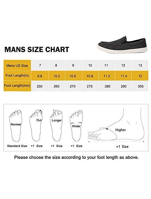 ALEADER Men's Canvas Slip-On Loafer