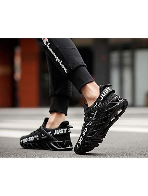 Wonesion Breathable Running Slip on Just So So Fashion Sneaker Shoes