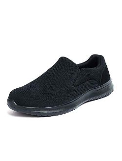 Men's Slip On Loafer Shoes Mesh Walking Sneakers