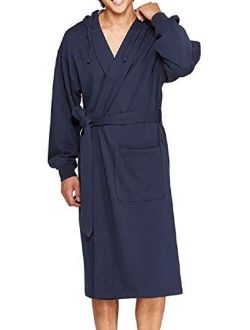 Men's Athletic Fleece Hooded Robe, One Size