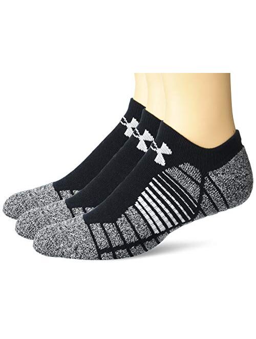 Under Armour Adult Elevated Performance No Show Socks, 3-Pairs