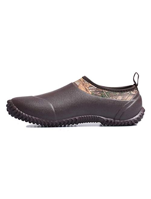 TENGTA Unisex Waterproof Rain Shoes Men Neoprene Rubber Yard Work Boots for Wet Weather Women Garden Shoes