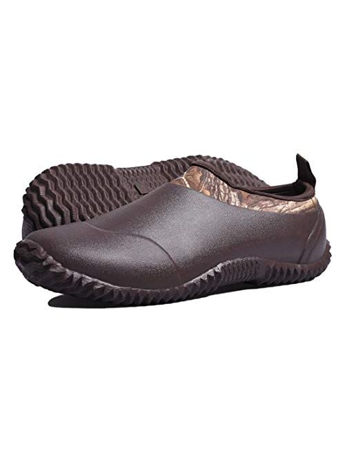 TENGTA Unisex Waterproof Rain Shoes Men Neoprene Rubber Yard Work Boots for Wet Weather Women Garden Shoes