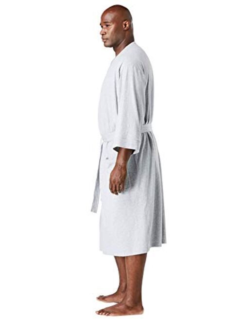 KingSize Men's Big and Tall Cotton Jersey Robe