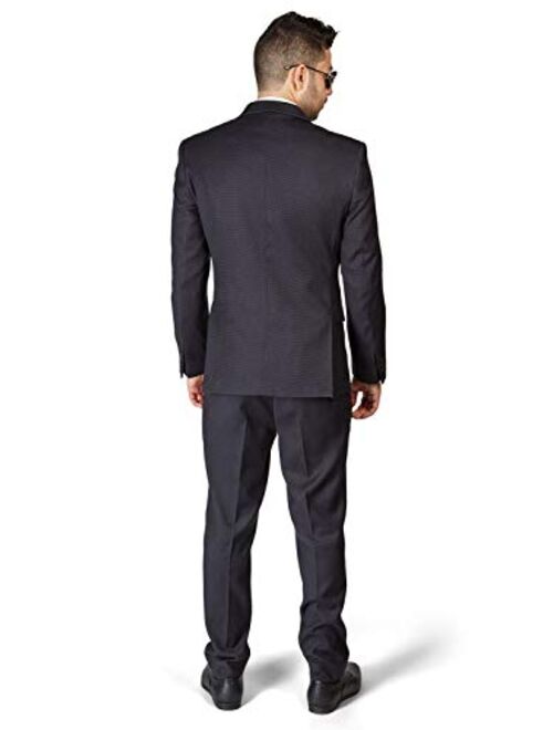 Slim Fit 2 Button Peak Lapel Beehive Dapper Design Modern Suit by AZAR 1706