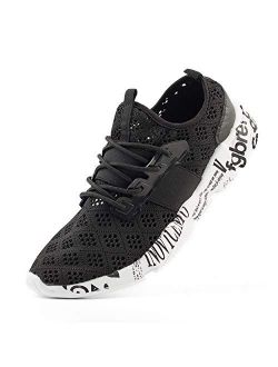 G Men's Lightweight Breathable Mesh Street Sport Walking Shoes Casual Sneakers for Sports Gym Walking