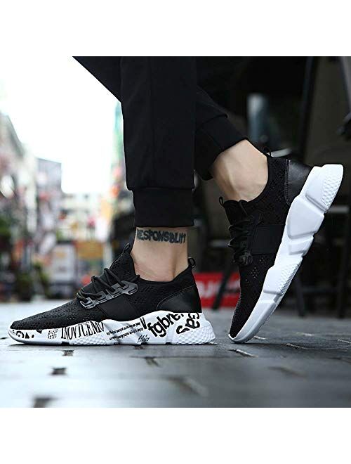 Wander G Men's Lightweight Breathable Mesh Street Sport Walking Shoes Casual Sneakers for Sports Gym Walking