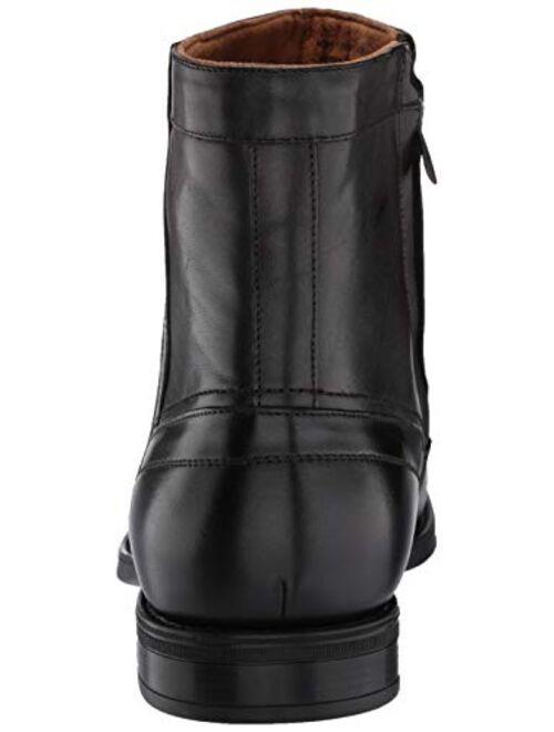 Florsheim Men's Medfield Plain Toe Zip Boot Fashion, Black, 9.5 Wide