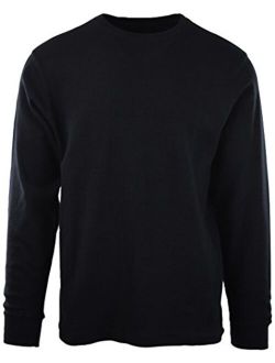 ChoiceApparel Mens Long Sleeve Thermal Waffle Pattern Crew Neck Shirts (Many Colors)