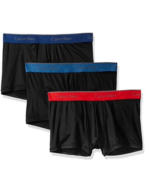Calvin Klein Men's Underwear Microfiber Stretch 3 Pack Trunk