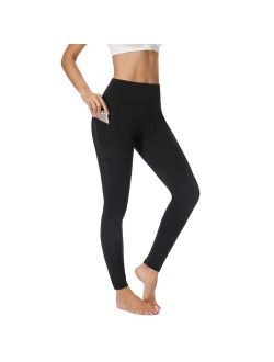Yoga Pants with Pockets for Women High Waist Tummy Control Leggings 4 Way Stretch Workout Pants