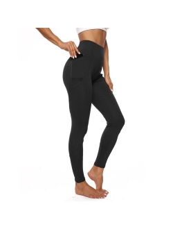 Yoga Pants with Pockets for Women High Waist Tummy Control Leggings 4 Way Stretch Workout Pants