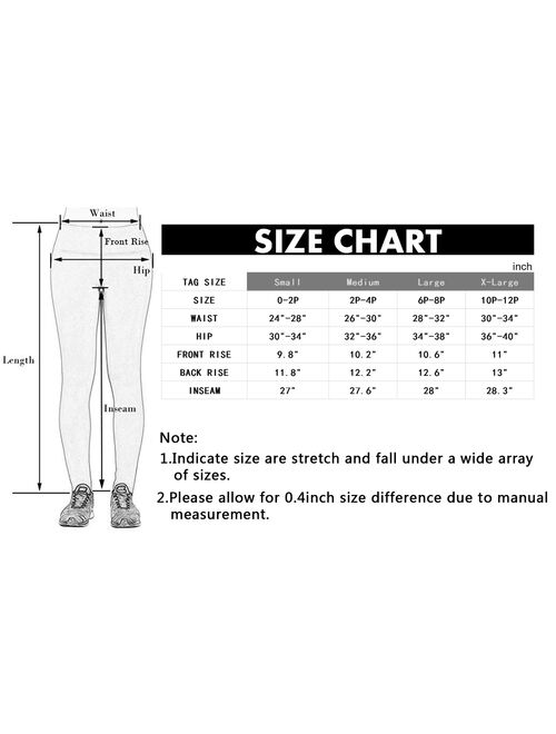 FITTOO  Yoga Pants with Pockets for Women High Waist Tummy Control Leggings 4 Way Stretch Workout Pants