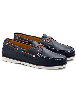 Men's Gold a/O 2-Eye Roustabout Boat Shoes