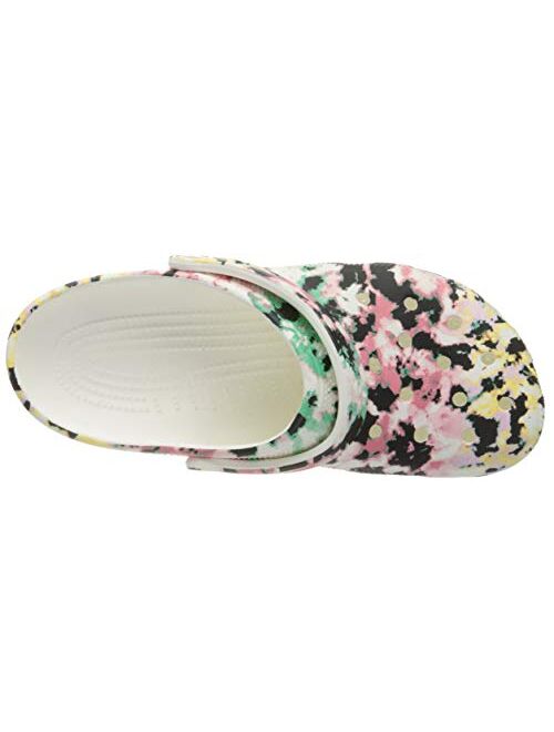 Crocs Men's and Women's Classic Tie Dye Clog | Comfortable Slip on Casual Water Shoe