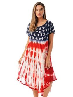 Riviera Sun American Flag Dresses for Women