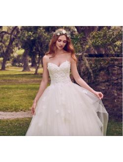 New Maggie Sottero Maura (8MW475) White Corset Gown Wedding Dress 4 6 S