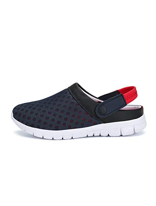 SAGUARO Mens Women Garden Clogs Slip On Beach Sandals Breathable Comfortable Water Shoes Slippers