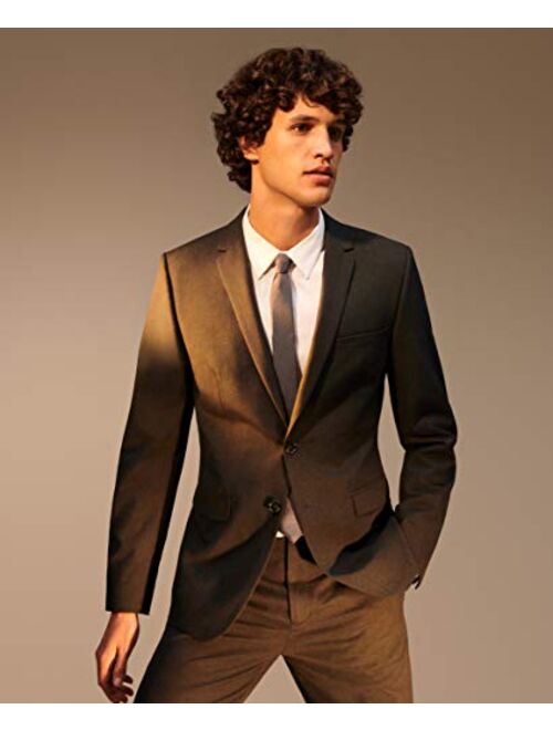 Calvin Klein Men's Slim Fit Button Notch End Bi-Stretch Infinite Jacket