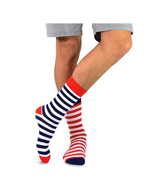 TeeHee American Patriotic Novelty Socks for Men and Women