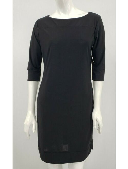New Audrey Whitmore Sutton Black Shift Dress Womens S/M Pockets