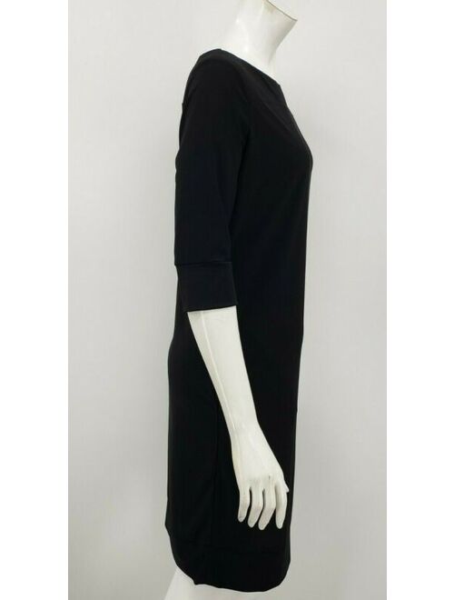 New Audrey Whitmore Sutton Black Shift Dress Womens S/M Pockets