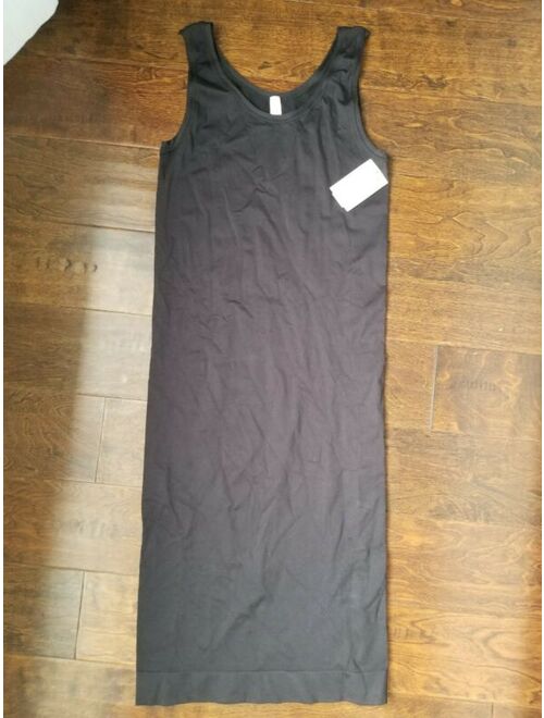 New Women's COMMANDO Black Minimalist Tank Dress Size S/M