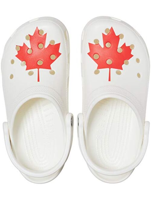 Crocs CROC Classic Canadian Flag Clog | Casual Comfort Slip on Shoe