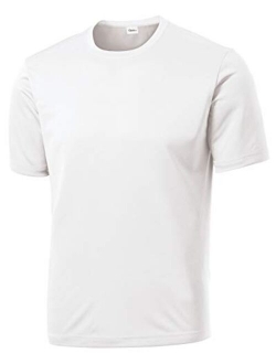 Opna Men's Big and Tall Short Sleeve Moisture Wicking Athletic T-Shirts Regular Sizes & XLT's