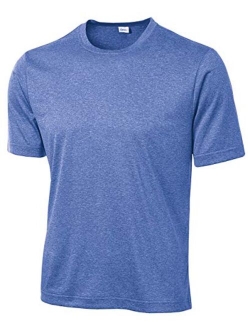 Opna Men's Big and Tall Short Sleeve Moisture Wicking Athletic T-Shirts Regular Sizes & XLT's
