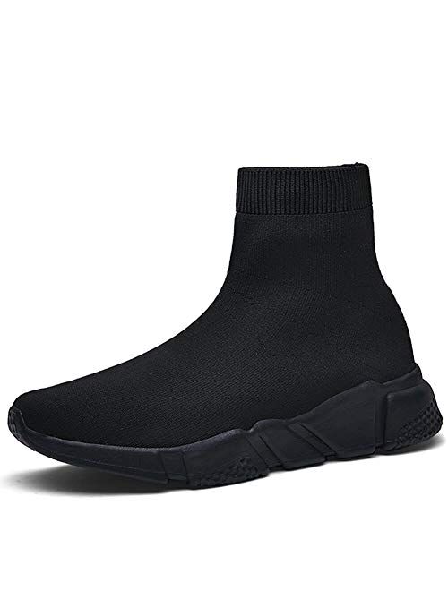 ziitop Women's Fashion Sneakers Walking Shoes, Balenciaga Look Breathable, Casual Athletic Running Shoes Knitted Socks Shoes