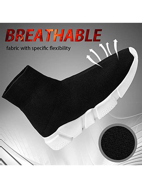 ziitop Women's Fashion Sneakers Walking Shoes, Balenciaga Look Breathable, Casual Athletic Running Shoes Knitted Socks Shoes