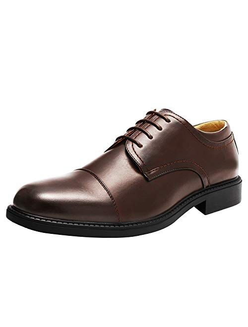 Bruno Marc Men's Oxford Classic Lace Up Formal Dress Shoes